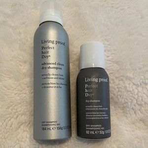 Living Proof Perfect Hair Day Advanced Clean Dry Shampoo Set NEW